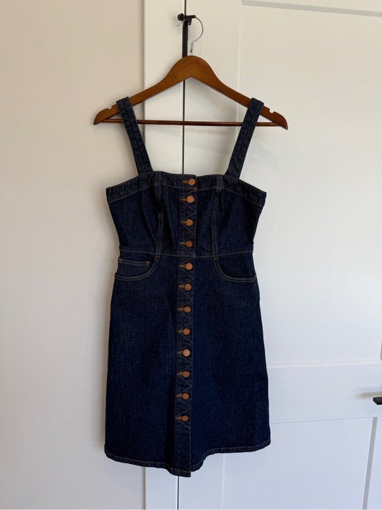 Madewell Dresses & Skirts - Madewell Denim Mini Dress with Front Buttons